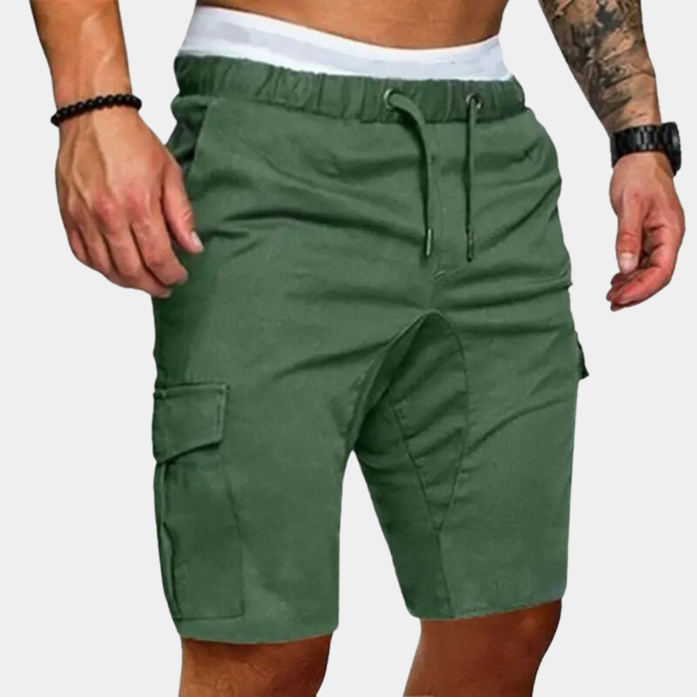 Jamison | Men's Stretch Cargo Shorts with Zipped Pockets
