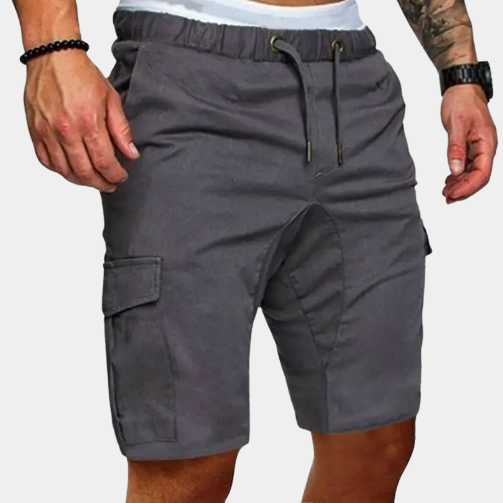Jamison | Men's Stretch Cargo Shorts with Zipped Pockets