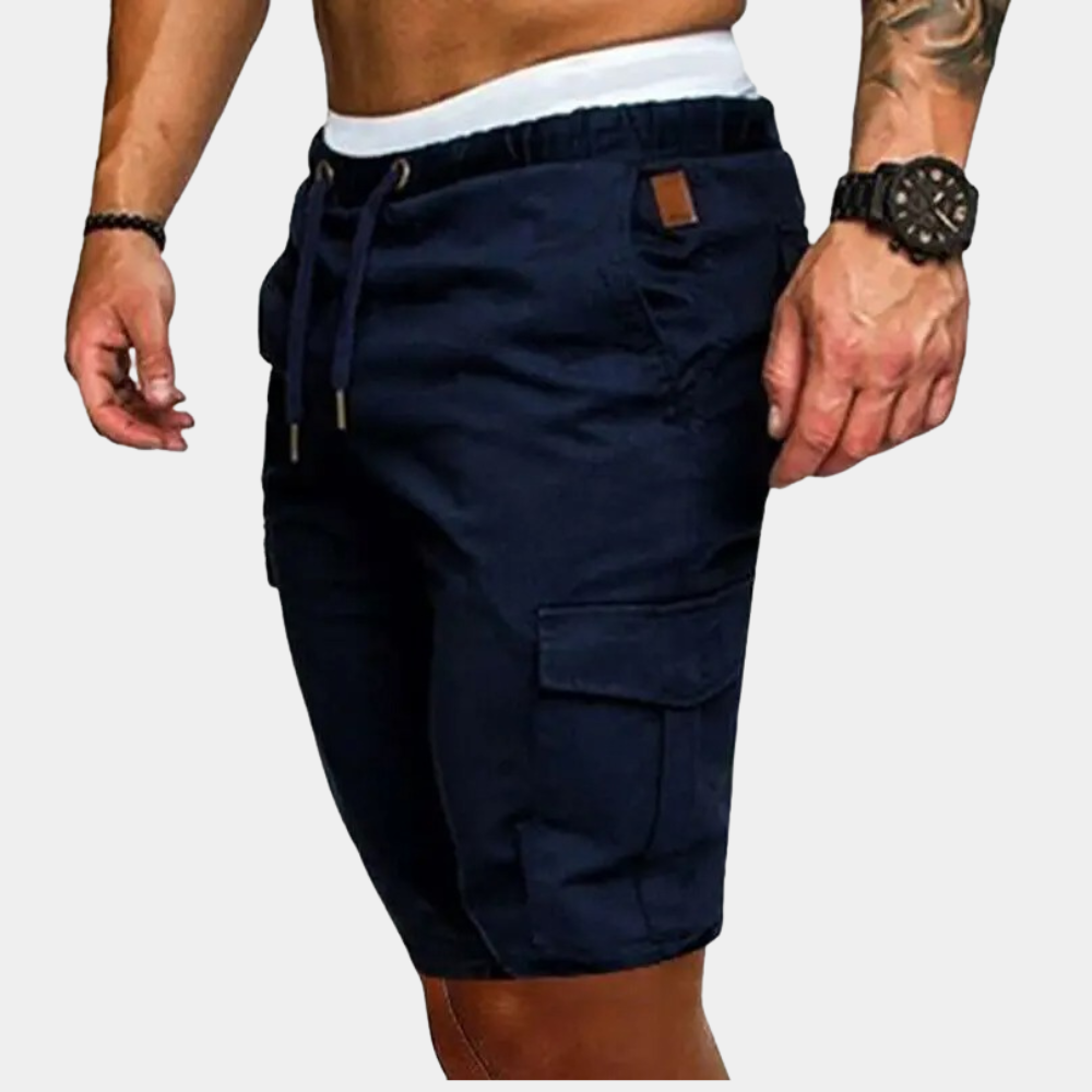 Jamison | Men's Stretch Cargo Shorts with Zipped Pockets