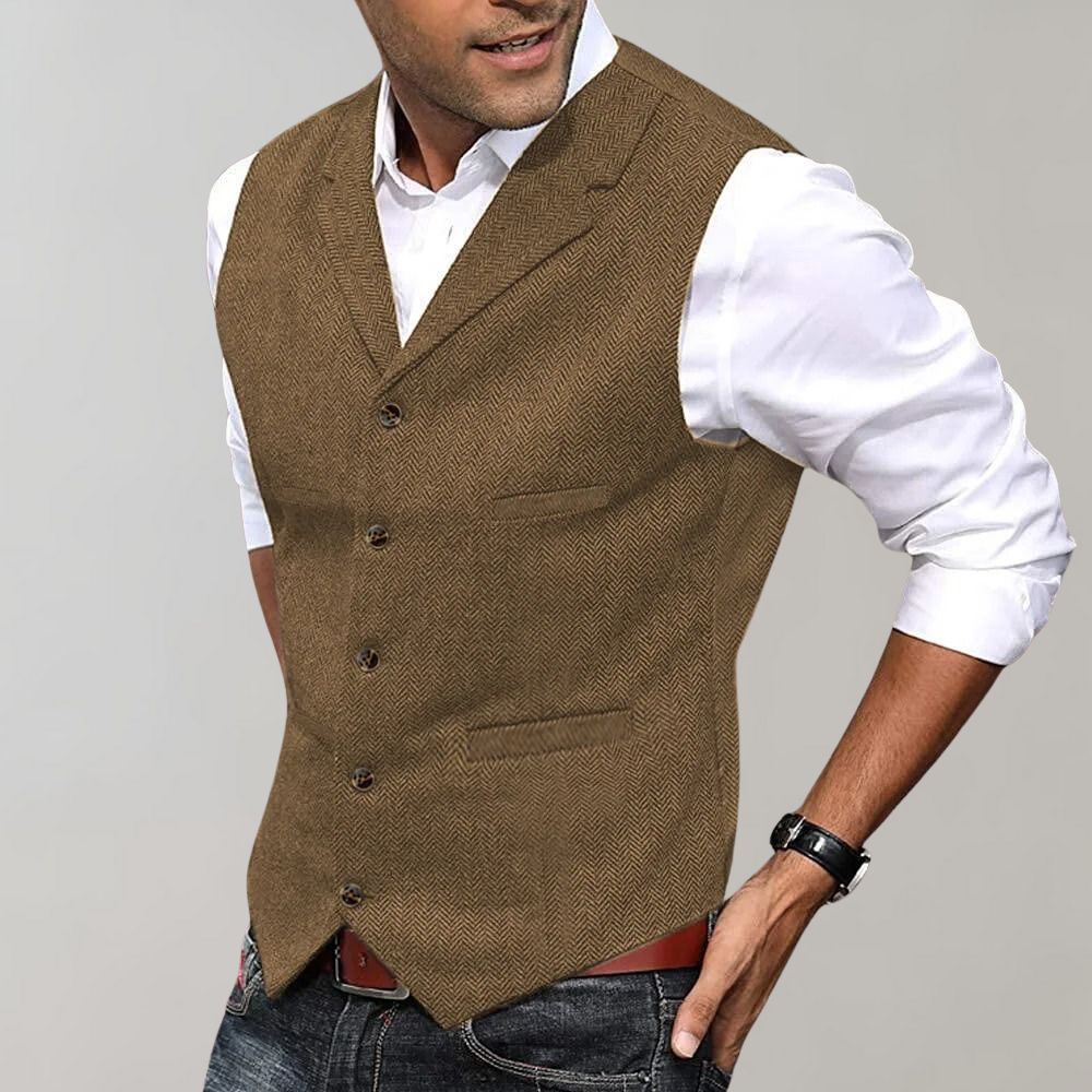 Maddox | Slim Fit Formal Vest with Pockets for Men