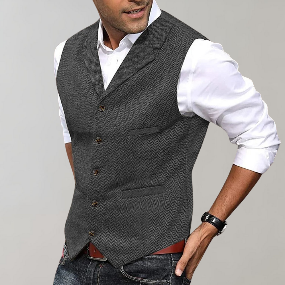 Maddox | Slim Fit Formal Vest with Pockets for Men
