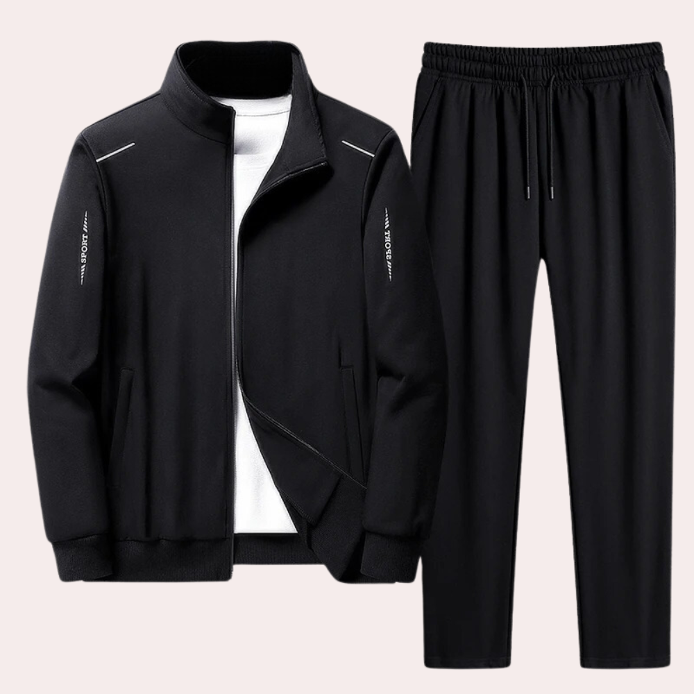 Randy | Men's Comfortable Tracksuit with Stand-up Collar