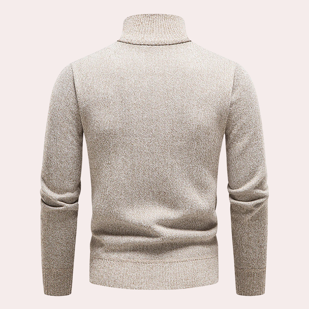 Ignatius | Timeless Elegance Half-Zip Sweater for Men