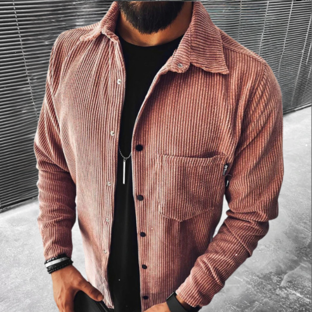 Aaryan | Warm Long-Sleeved Shirt for Men with Stylish Comfort