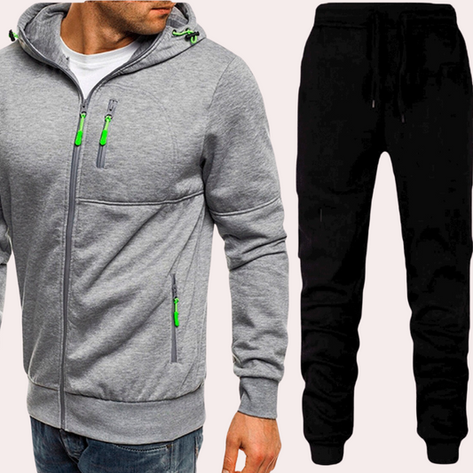 Edvard | Casual Hoodie & Trousers Set for Men