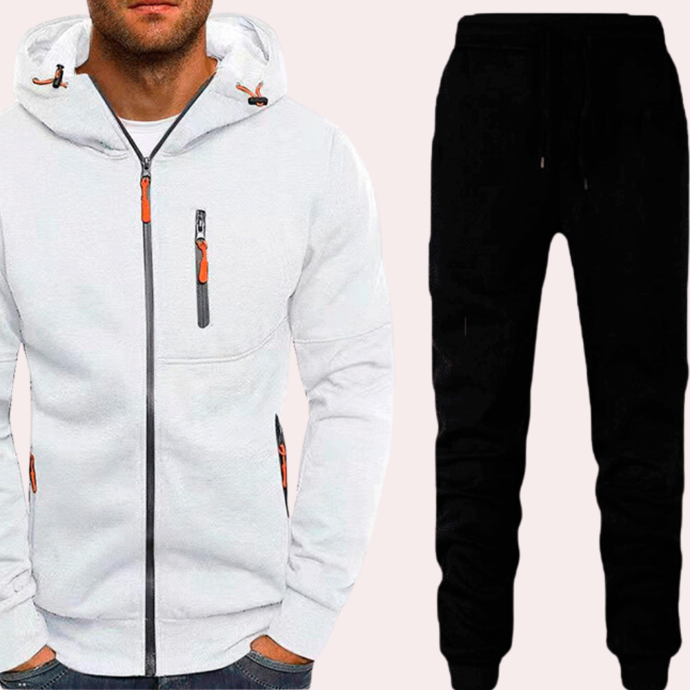 Edvard | Casual Hoodie & Trousers Set for Men