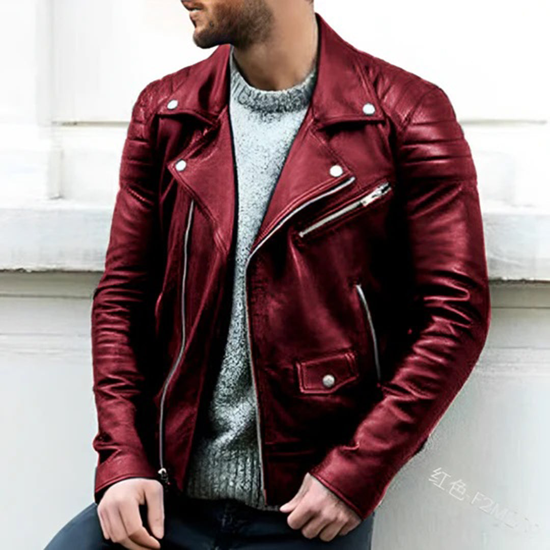 Cruz | Iconic Biker Jacket with Rugged Elegance for Men