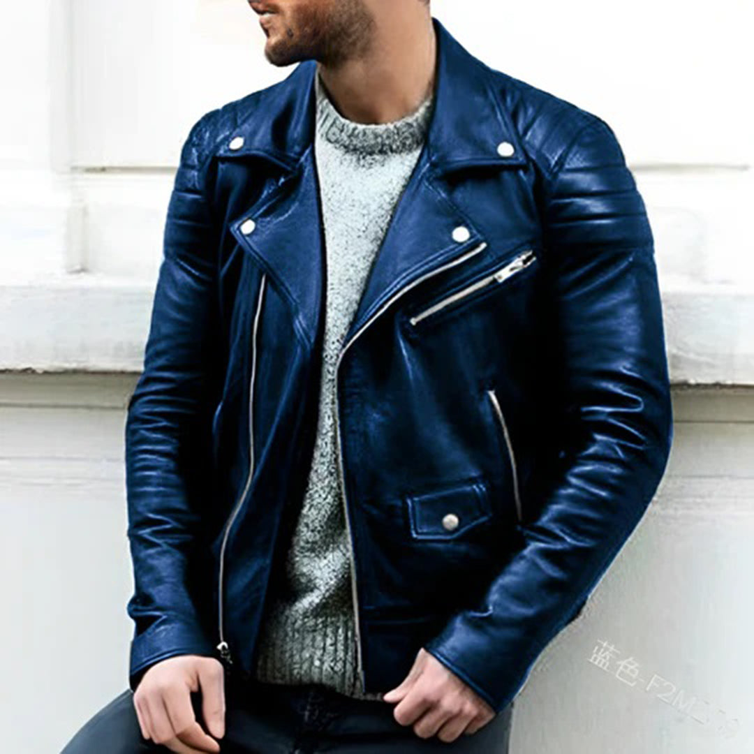 Cruz | Iconic Biker Jacket with Rugged Elegance for Men