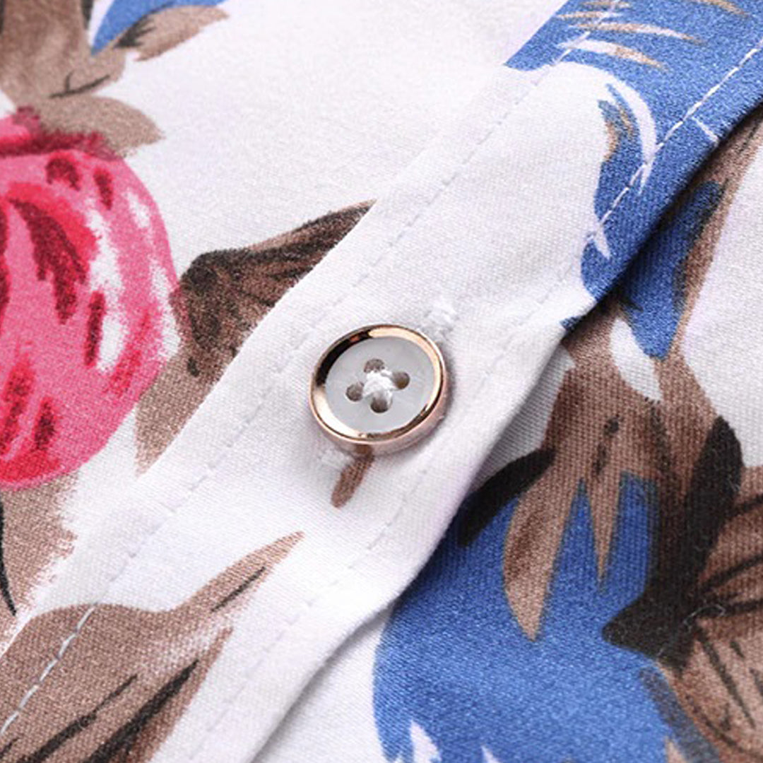 Tevita | Luxury Floral Shirt for Men with Romantic Design