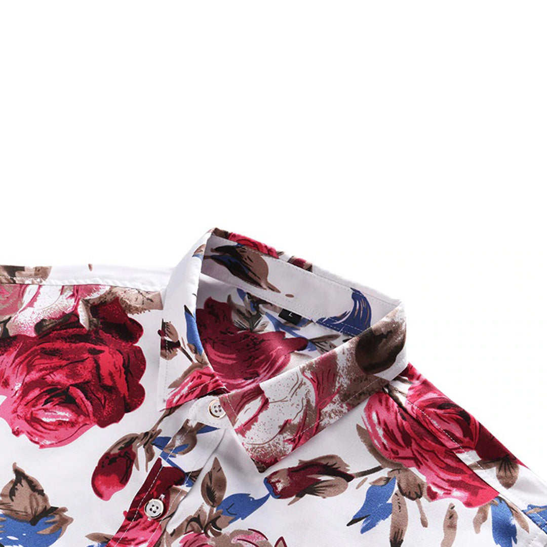 Tevita | Luxury Floral Shirt for Men with Romantic Design