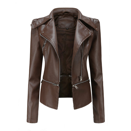 Zoraya | Slim Fit Biker Jacket for Women