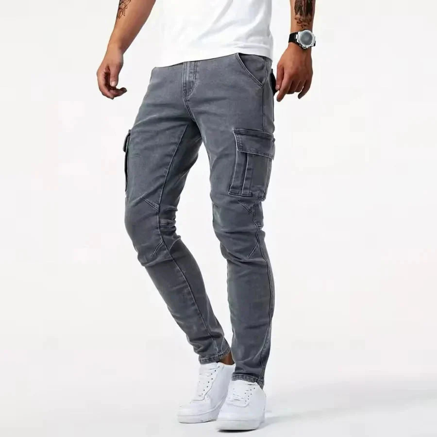 Modern Tapered-Leg Cargo Pants for Men