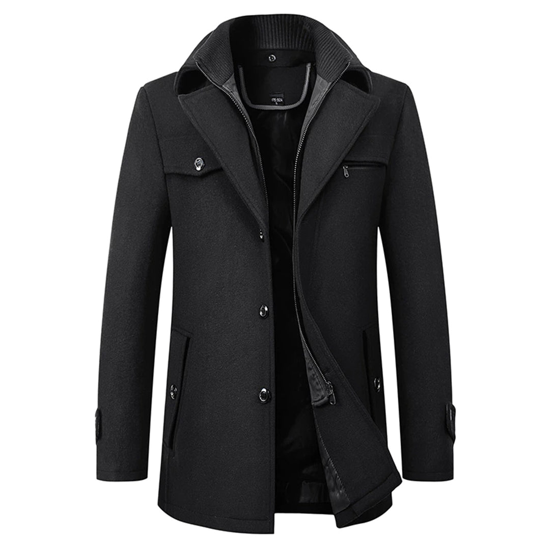 Dario | Long Winter Coat with Timeless Style for Men