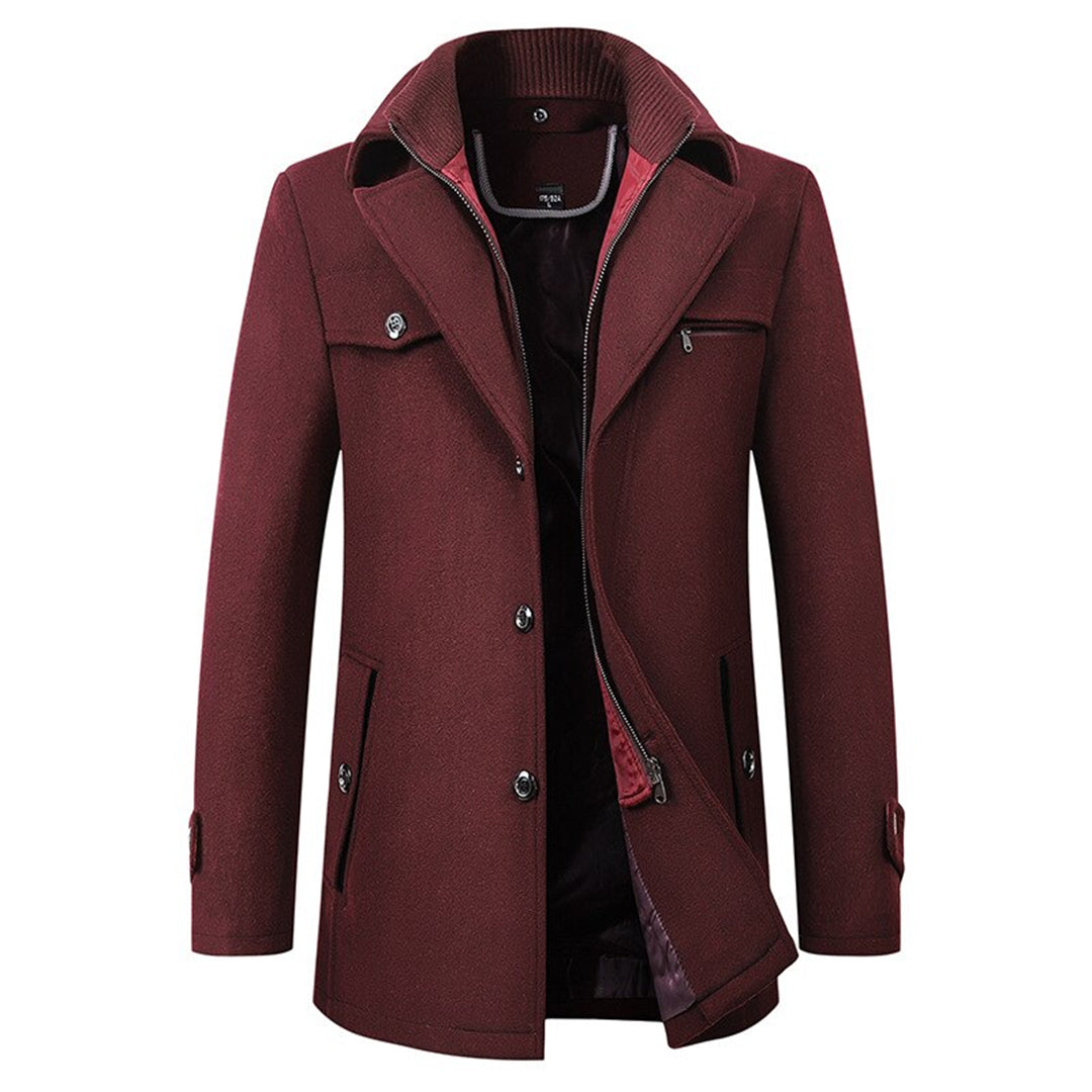 Dario | Long Winter Coat with Timeless Style for Men