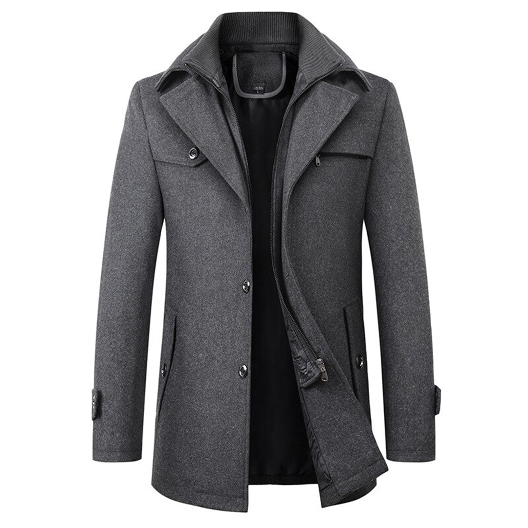 Dario | Long Winter Coat with Timeless Style for Men