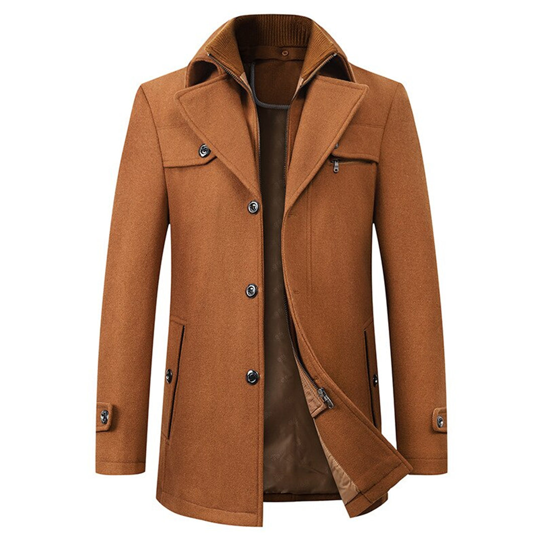 Dario | Long Winter Coat with Timeless Style for Men