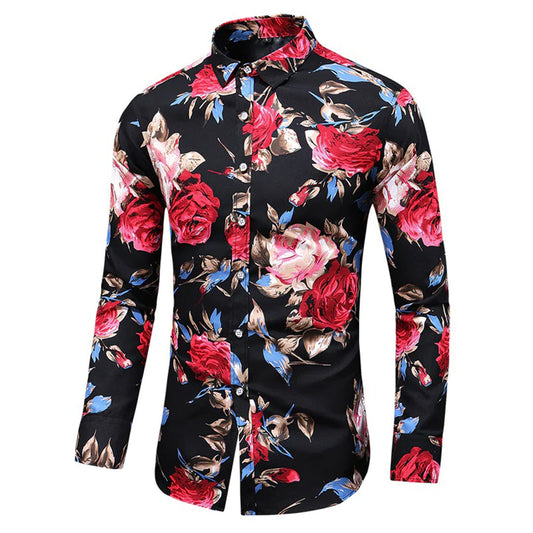Enrique | Men's Floral Shirt for a Bold and Stylish Look