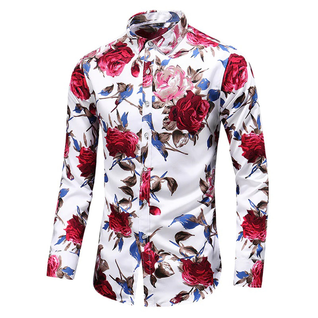 Enrique | Men's Floral Shirt for a Bold and Stylish Look