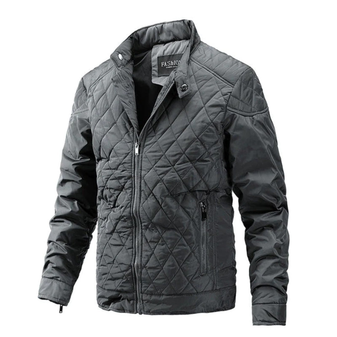 Jordi | Stylish Diamond Pattern Bomber Jacket for Men
