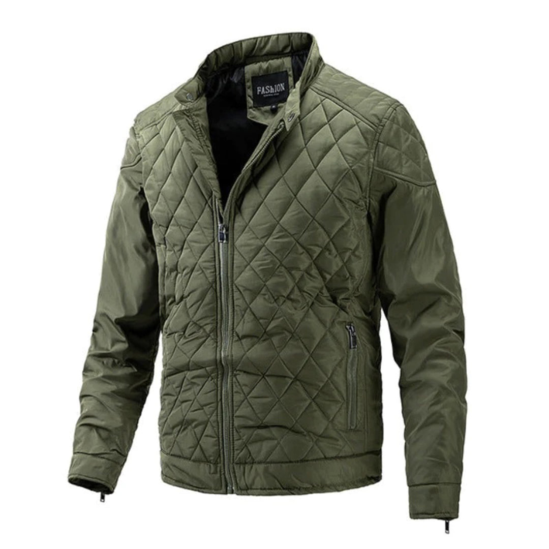 Jordi | Stylish Diamond Pattern Bomber Jacket for Men