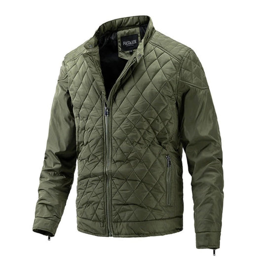Jordi | Stylish Diamond Pattern Bomber Jacket for Men