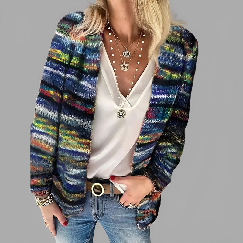 Women’s Multicolour Knitted Cardigan