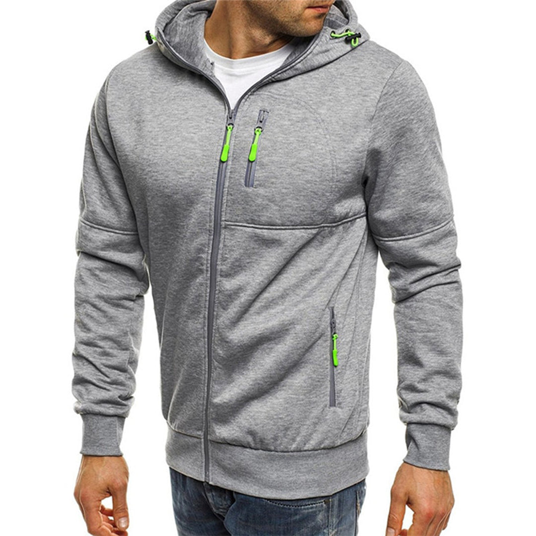 Jacks | Men's Zip-Up Hooded Sweater with Practical Design