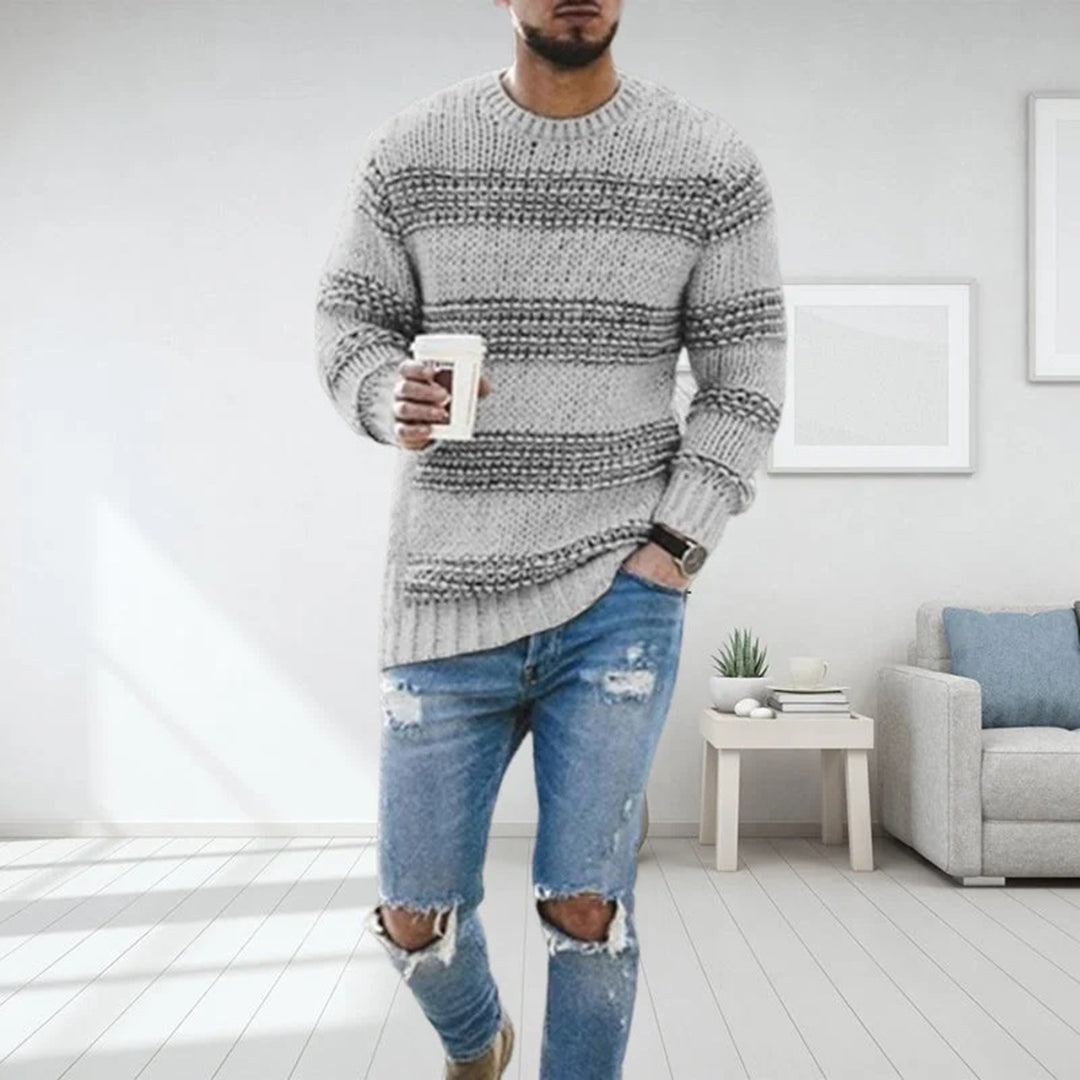 Landyn | Chunky Knitted Norwegian Sweater for Men