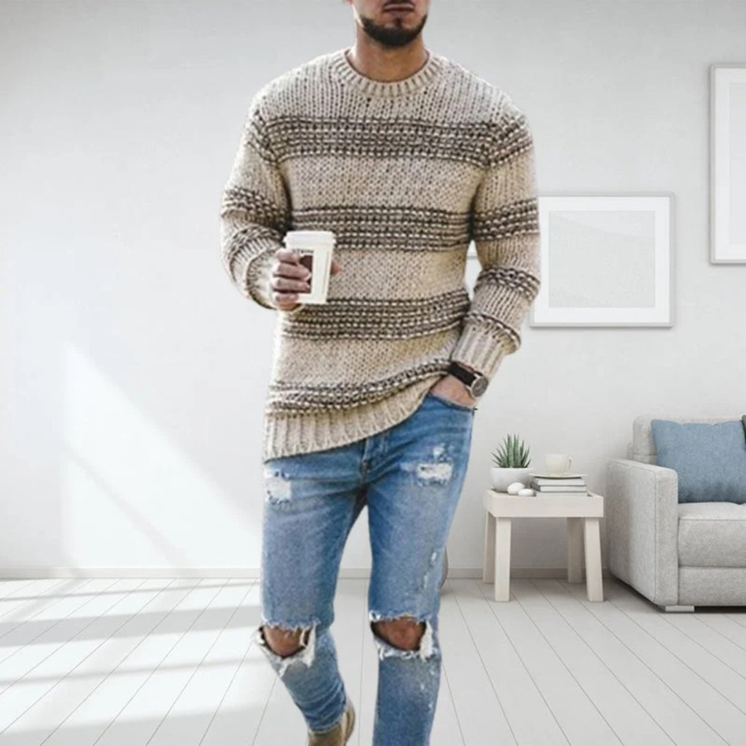 Aero | Chunky Knit Sweater with Timeless Design for Men