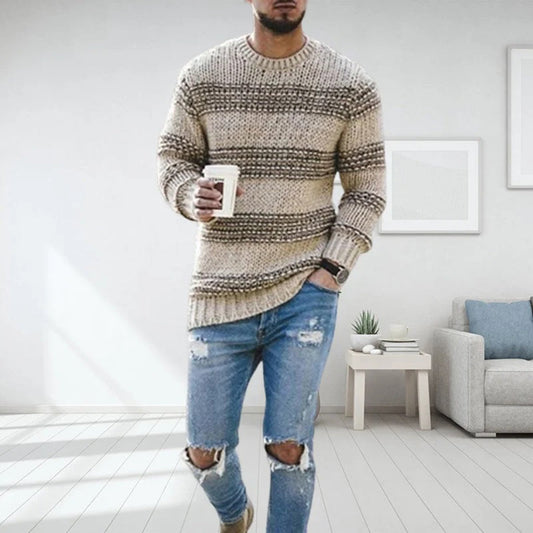 Aero | Chunky Knit Sweater with Timeless Design for Men
