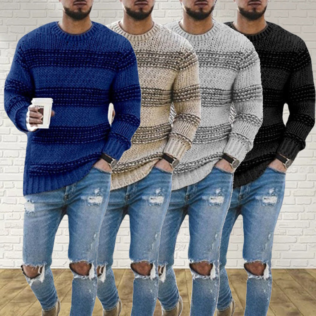 Aero | Chunky Knit Sweater with Timeless Design for Men