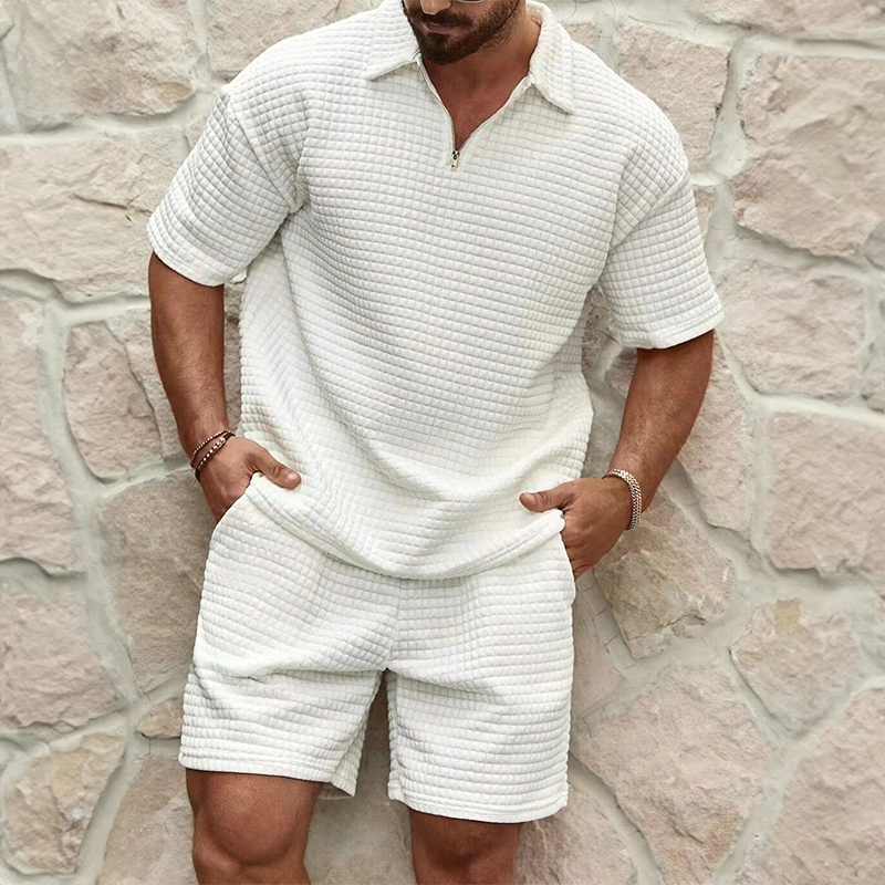 Silas | Luxury Polo & Shorts Set for Men