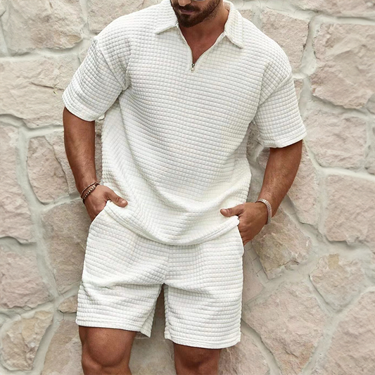 Silas | Luxury Polo & Shorts Set for Men