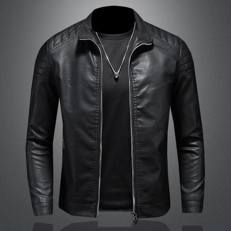 Sylvian | Elegant Leather Jacket for Men