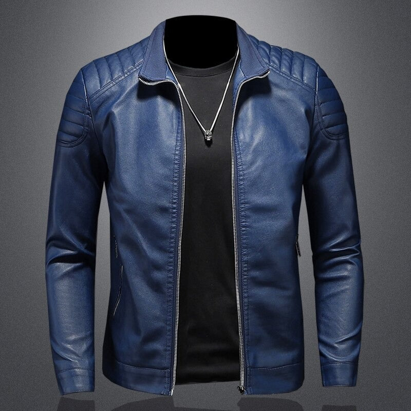 Sylvian | Elegant Leather Jacket for Men