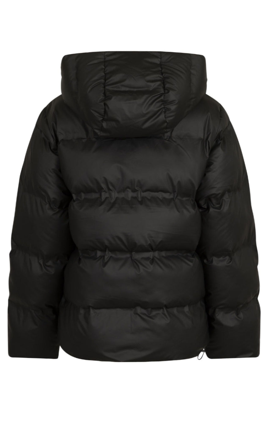 Emmy | Hooded Down Jacket in Black for Women