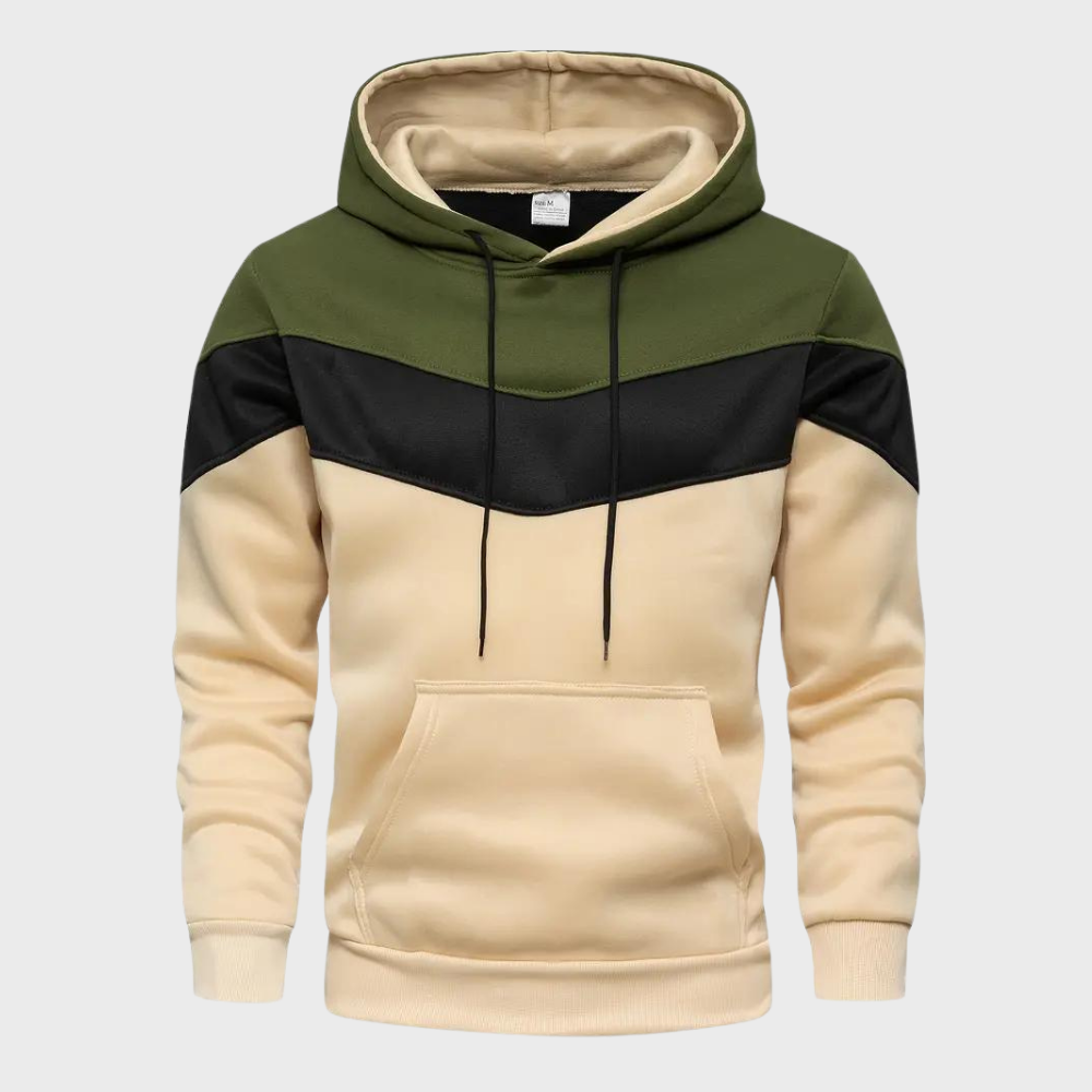 Leandro | Patchwork Hooded With Casual Style For Men