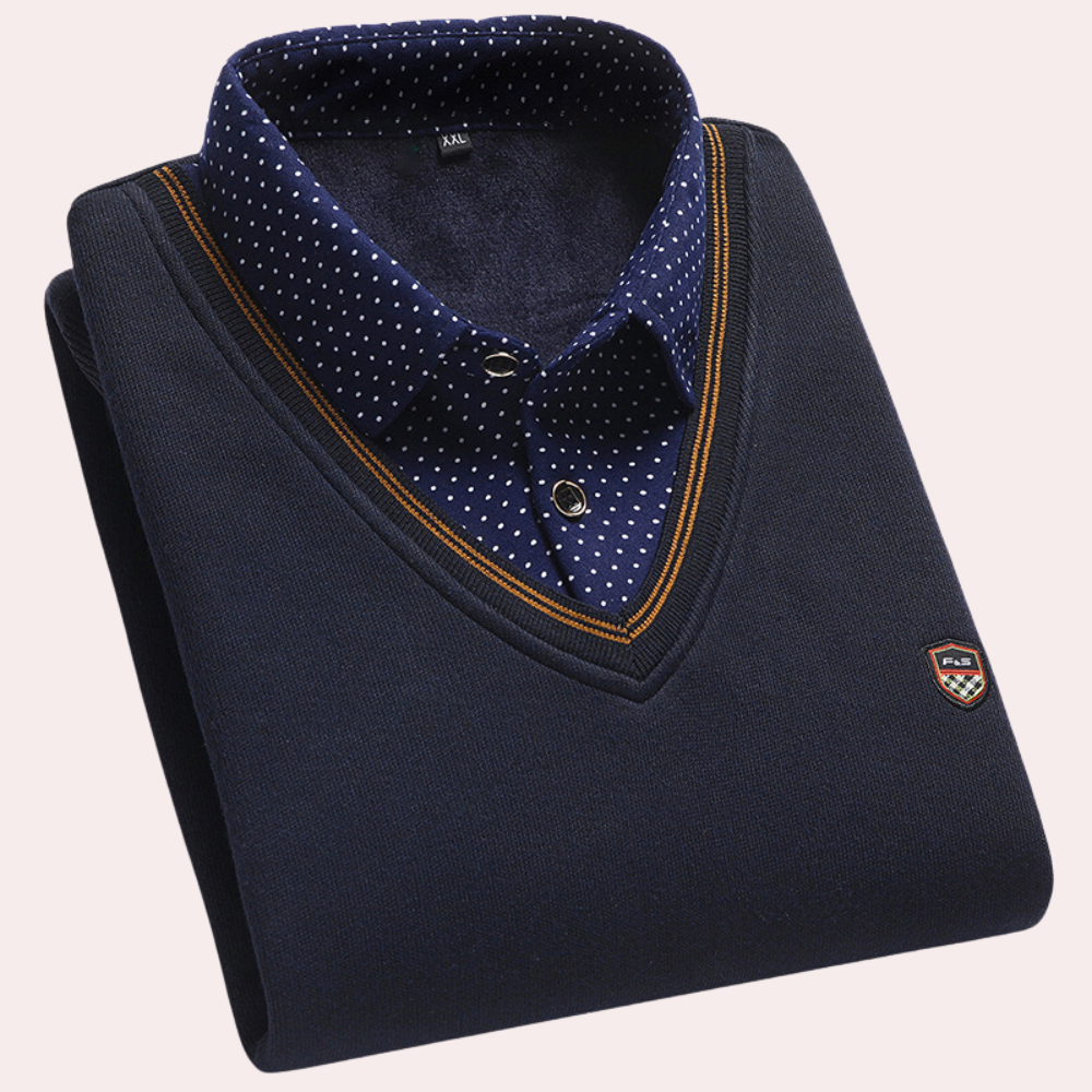 Paxton | Classic Shirt Collar Sweater for Men