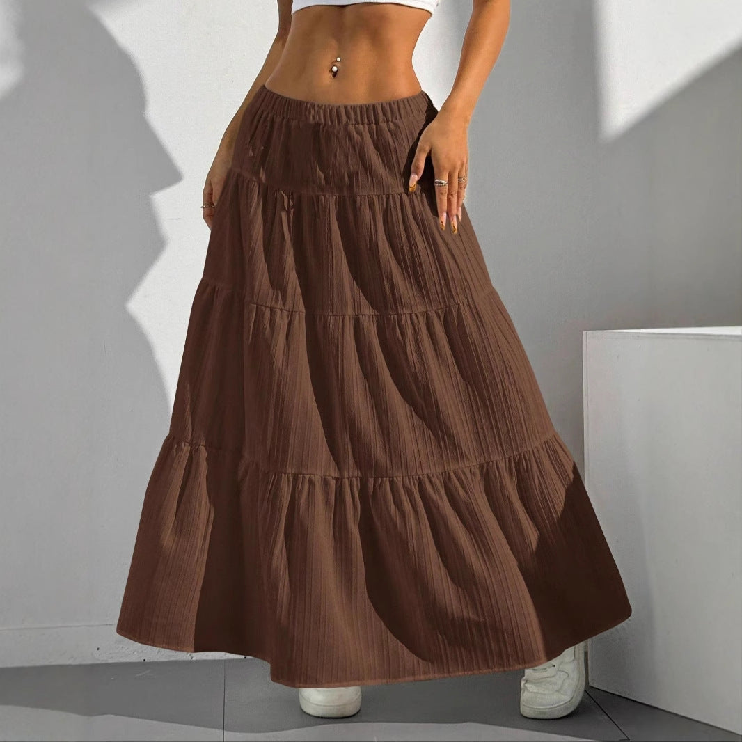 Lorelei | Maxi Skirt with High Waist and Elegant Pleats for Women