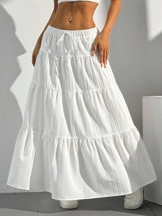 Lorelei | Maxi Skirt with High Waist and Elegant Pleats for Women