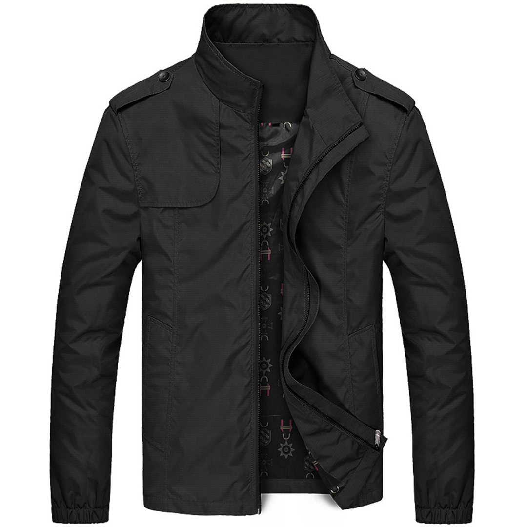 Axel | Lightweight Summer Jacket With Stand-up Collar For Men