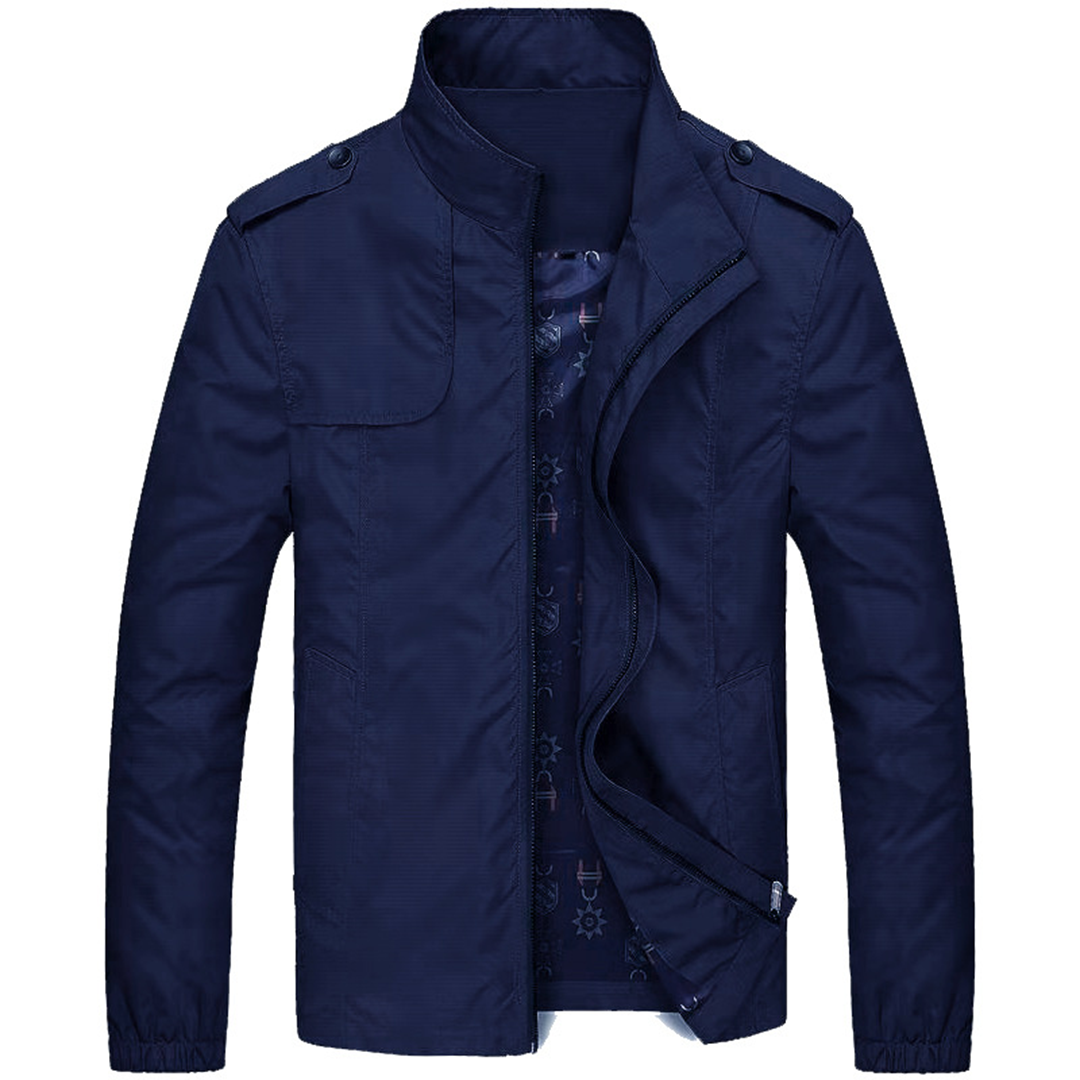 Axel | Lightweight Summer Jacket With Stand-up Collar For Men