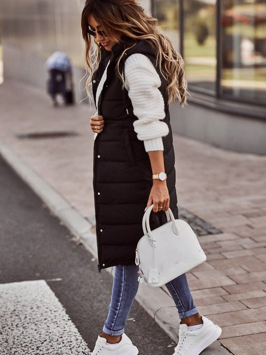 Adalind | Long Quilted Vest for Women