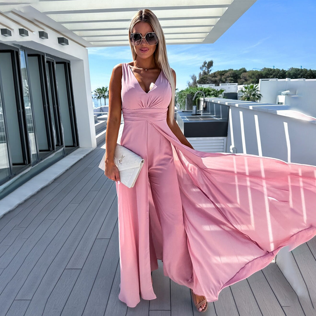 Drina | Jumpsuit with belted waist for Women