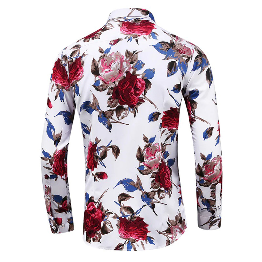 Tevita | Luxury Floral Shirt for Men with Romantic Design