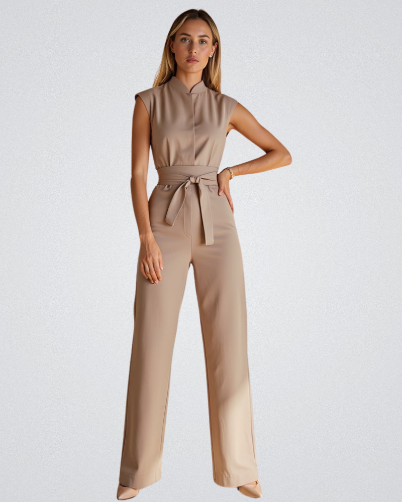 Lian | Sleeveless Jumpsuit With Elegant V-Neckline for Women