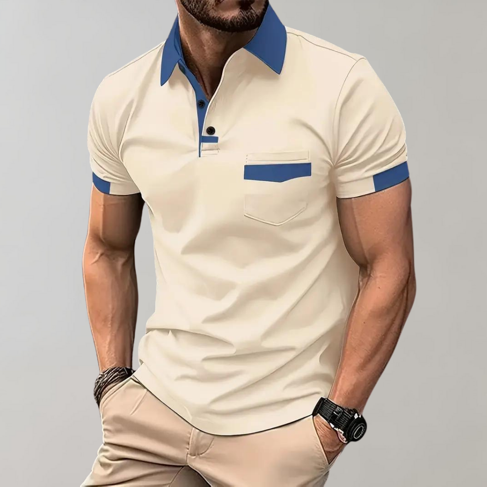 Dominic | Classic Polo Shirt With Elegant Design For Men