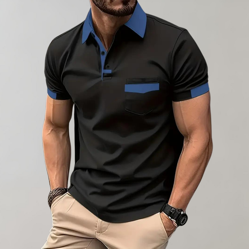Dominic | Classic Polo Shirt With Elegant Design For Men