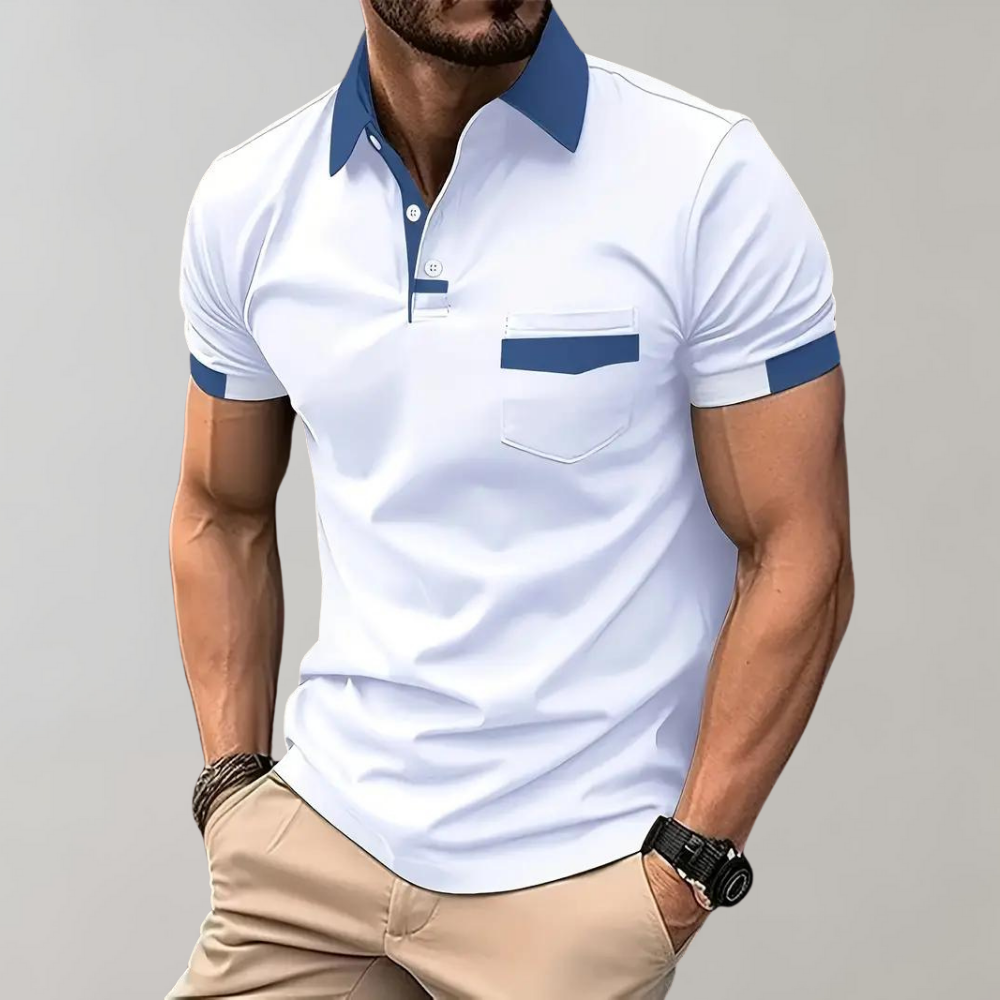 Dominic | Classic Polo Shirt With Elegant Design For Men