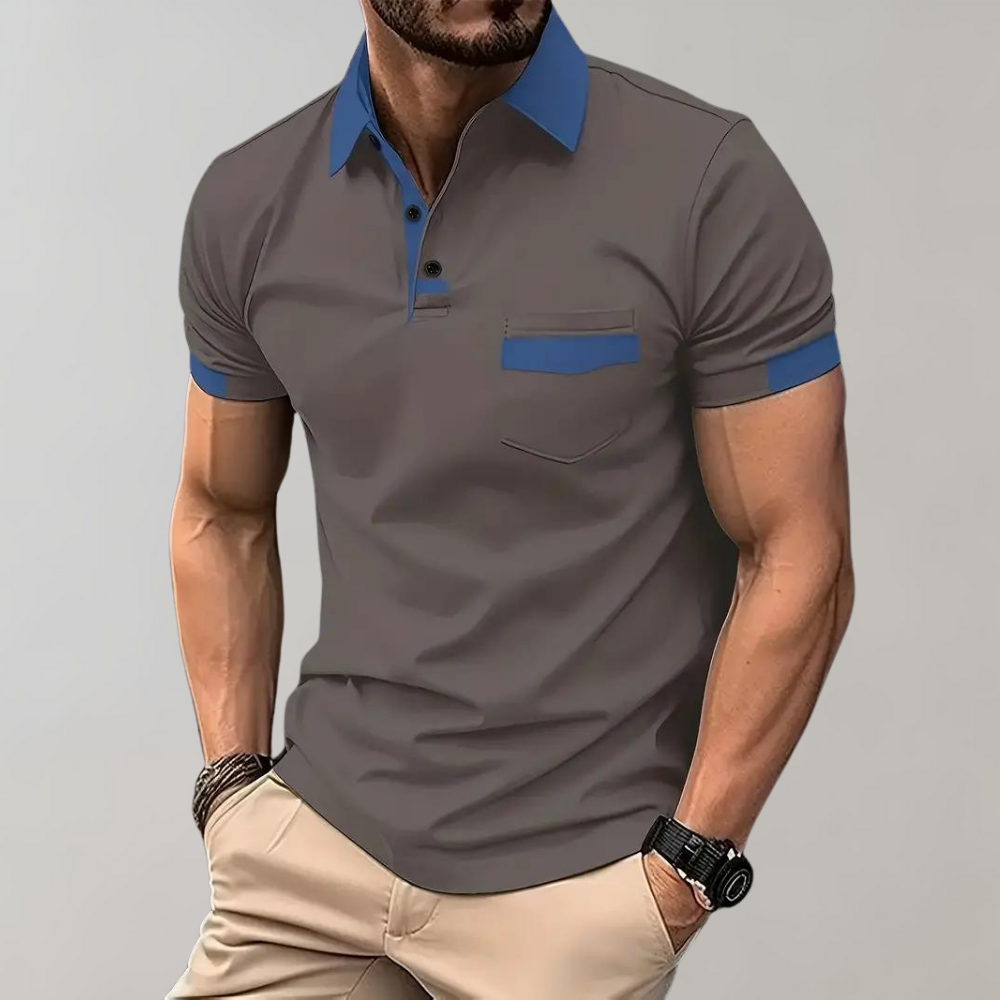 Dominic | Classic Polo Shirt With Elegant Design For Men